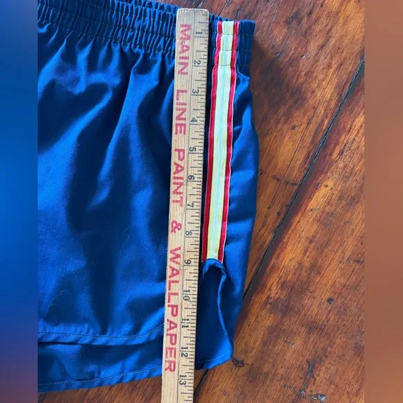 VINTAGE Brentwood Navy swim trunks- used in great shape